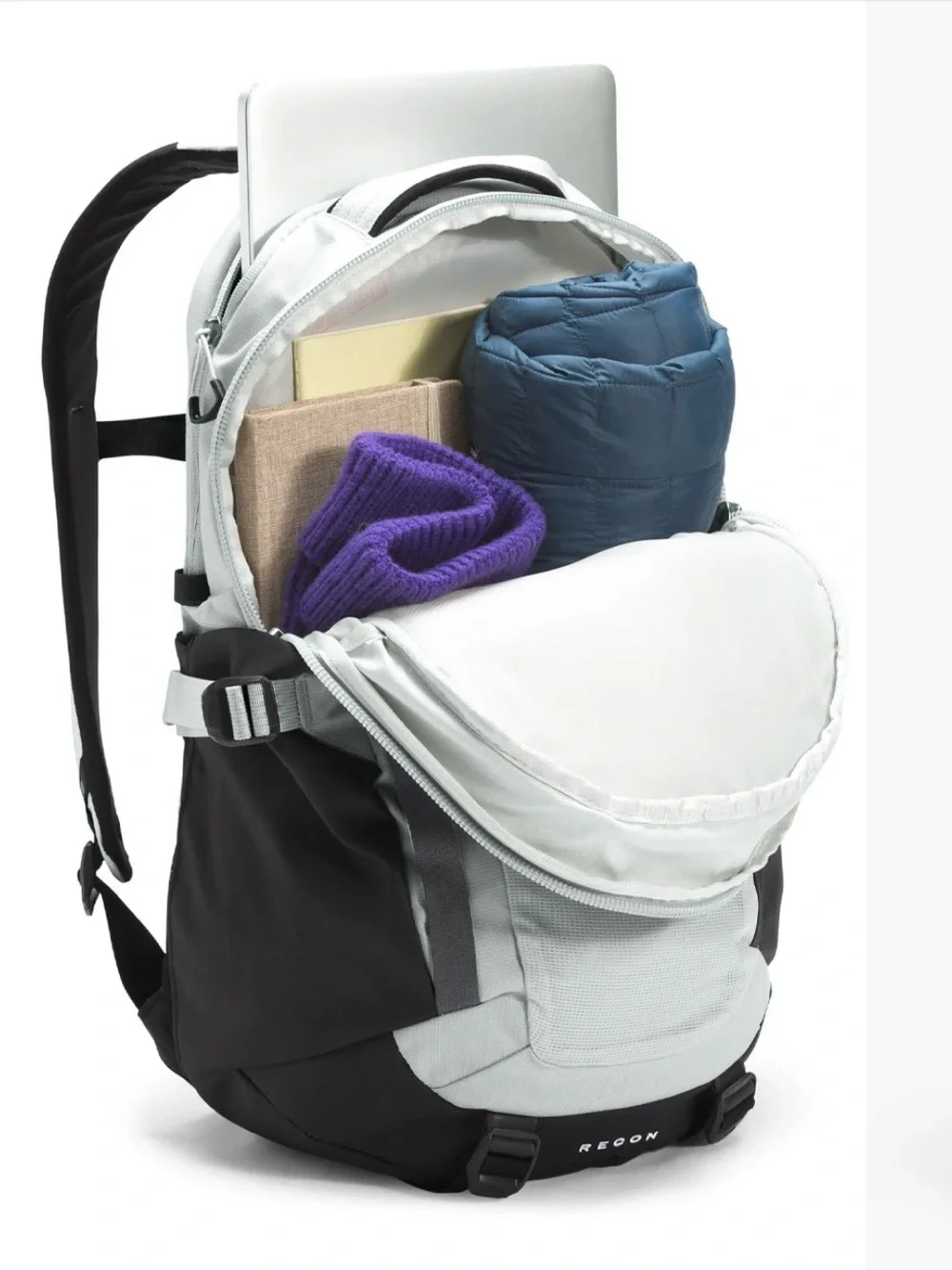 North Face Recon Backpack - Tin Grey Dark Heather